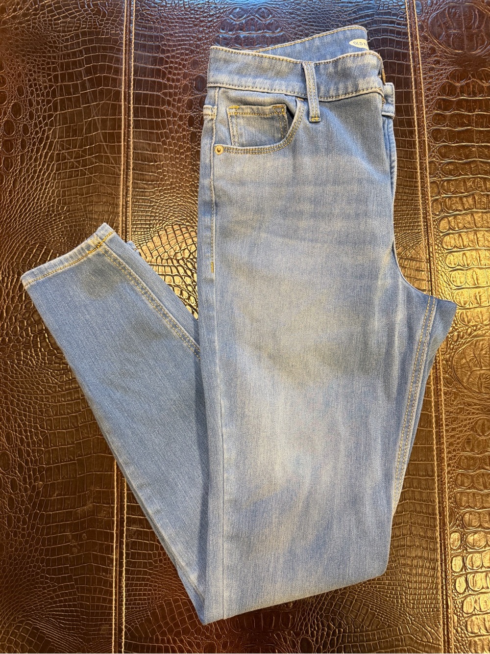 Old Navy Light Blue Rockstar Super Skinny Jeans